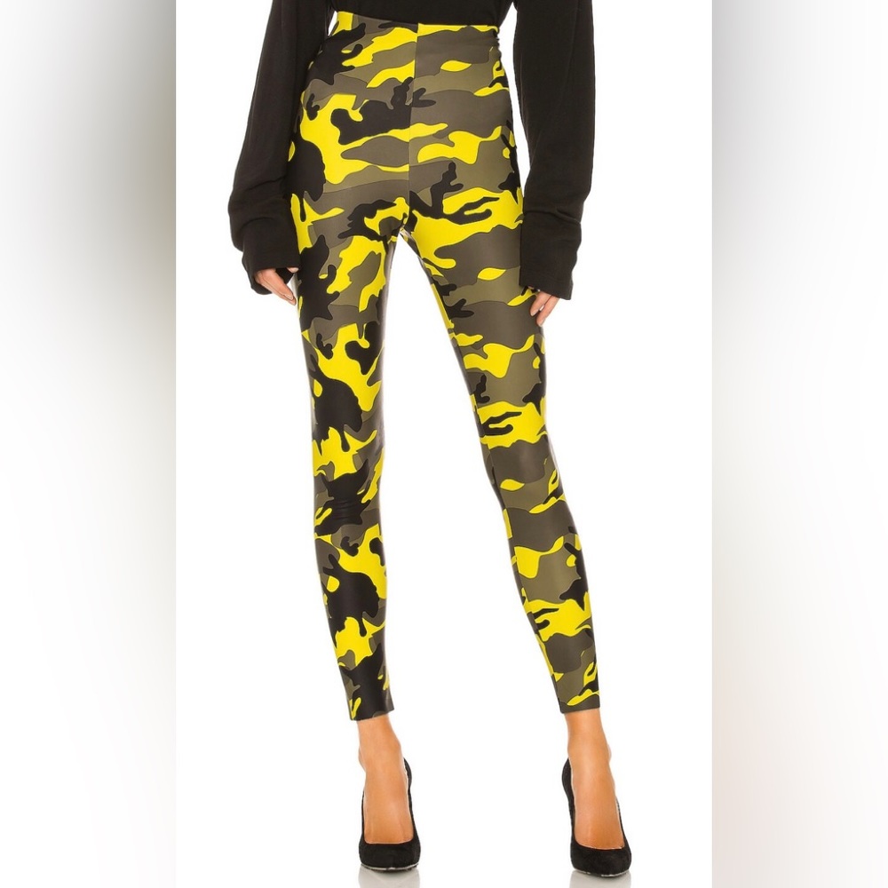 Commando Faux leather camo leggings